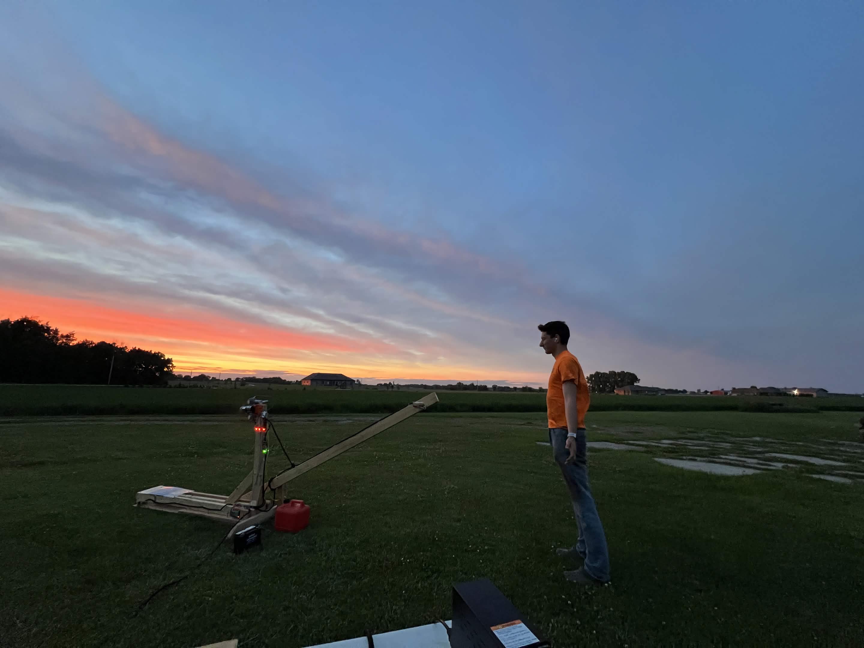 Wind in the sunset